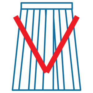 剣道 袴 V-ガード加工